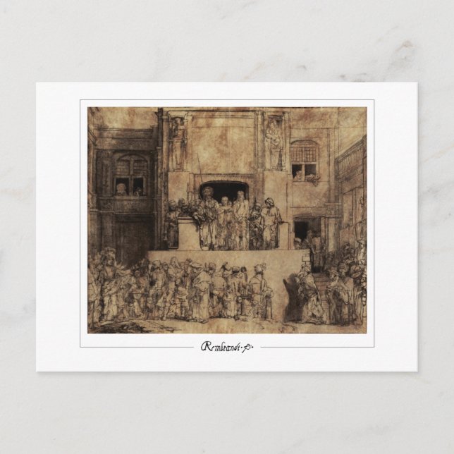 Rembrandt van Rijn #622 - Fine Art Postkarte (Vorderseite)