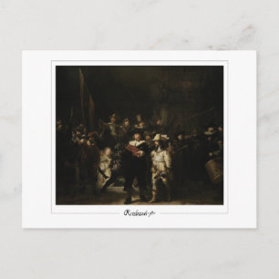 Rembrandt van Rijn #701 - Fine Art Postkarte
