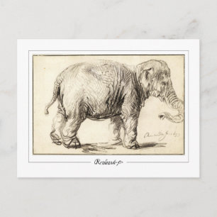 Rembrandt van Rijn #78 - Feine Kunst Postkarte