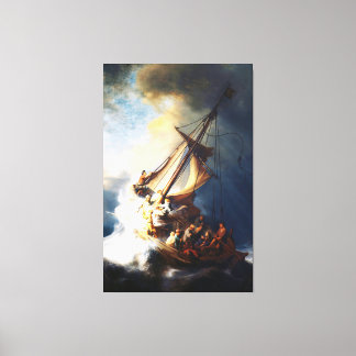 Rembrandt van Rijn Christ im Sturm am See Leinwanddruck
