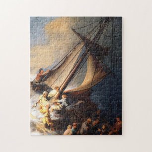 Rembrandt Van Rijn Christus im Sturm auf dem See G Puzzle