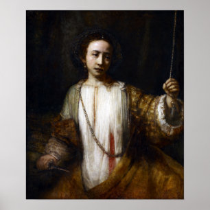 Rembrandt van Rijn Lucretia Poster