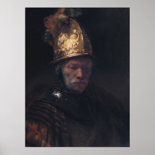 Rembrandt Van Rijn, Mann mit dem Goldenen Helm Poster