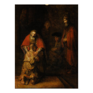 Rembrandt van Rijn Rückkehr des Prodigal Son Poster
