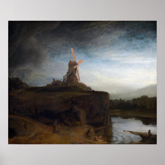 Rembrandt van Rijn The Mill Poster (Vorne)