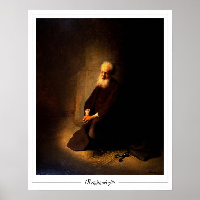 Rembrandt van Rijn Zedign Art Poster #144 (Vorne)