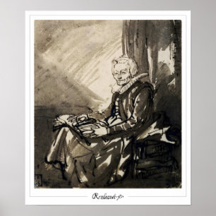 Rembrandt van Rijn Zedign Art Poster #147