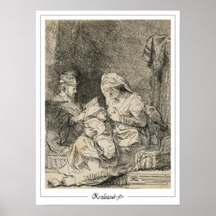 Rembrandt van Rijn Zedign Art Poster #235