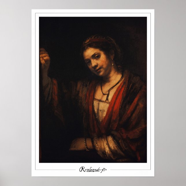 Rembrandt van Rijn Zedign Art Poster #329 (Vorne)