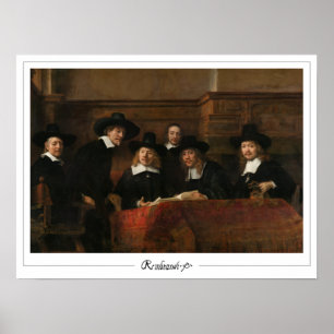 Rembrandt van Rijn Zedign Art Poster #354