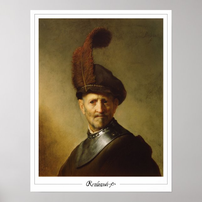 Rembrandt van Rijn Zedign Art Poster #5 (Vorne)