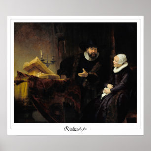 Rembrandt van Rijn Zedign Art Poster #669