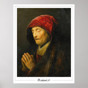 Rembrandt van Rijn Zedign Kunstposter #10 Poster