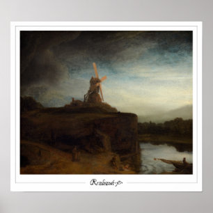 Rembrandt van Rijn Zedign Kunstposter #30 Poster