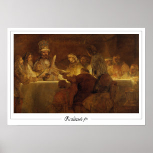 Rembrandt van Rijn Zedign Kunstposter #615 Poster