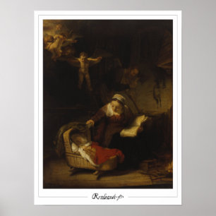 Rembrandt van Rijn Zedign Kunstposter #672 Poster