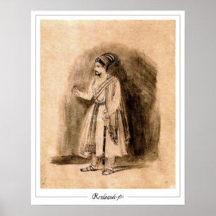 Rembrandt van Rijn Zedign Kunstposter #681 Poster