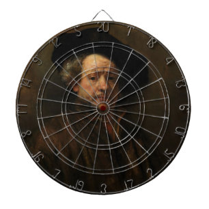 Rembrandt van Rijns Selbstportrait Kunst Dartscheibe