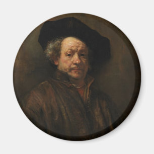 Rembrandt van Rijns Selbstportrait Kunst Magnet