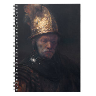 Rembrandt's Man in einem goldenen Helm Notizblock