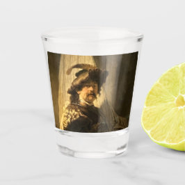 Rembrandt's Standard Bearer Shot Glass Schnapsglas