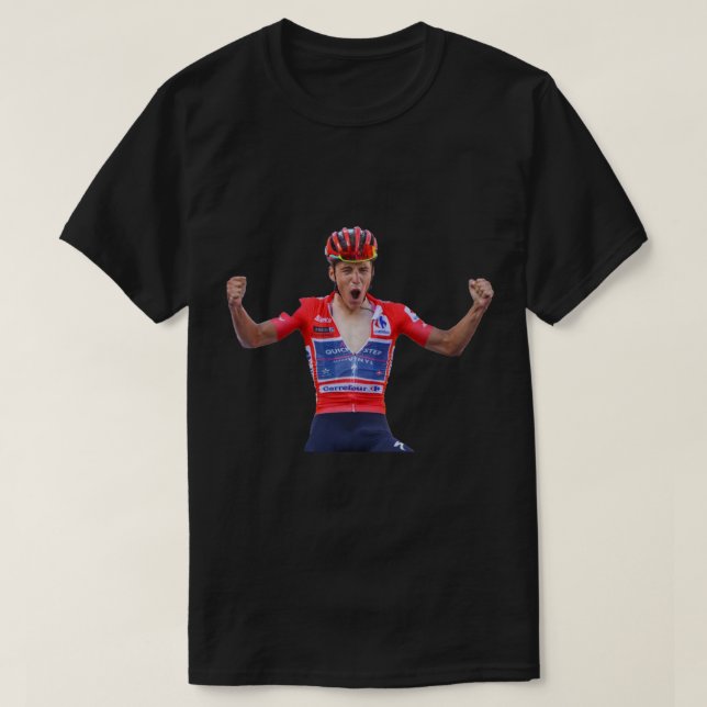 REMCO EVENEPOEL LA VUELTA CYCLING Schnellschritt A T-Shirt (Design vorne)