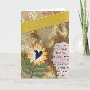 Remember ATC reproduction art Karte