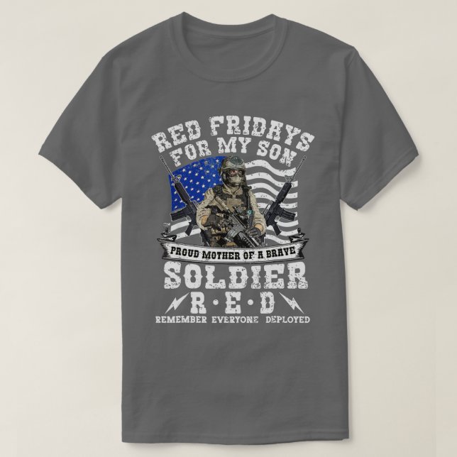 Remember Everyone Veteran Deployed RED Friday (21) T-Shirt (Design vorne)