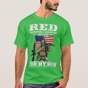 Remember Everyone Veteran Deployed RED Friday (65) T-Shirt