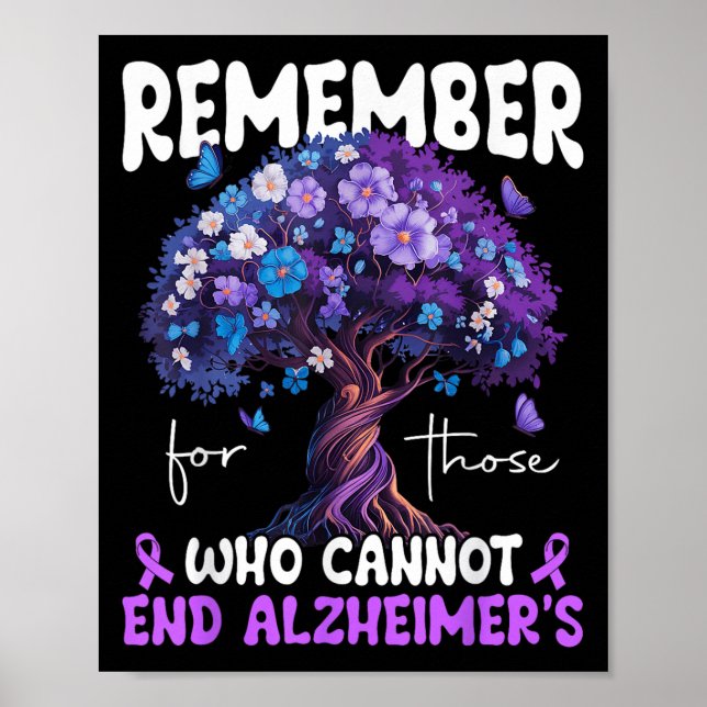 Remember For Those Who Cannot Dementia Heimer's Aw Poster (Vorne)