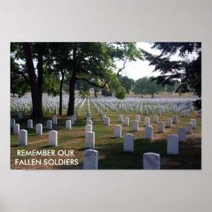 REMEMBER OUR FALLEN SOLDIERS POSTER