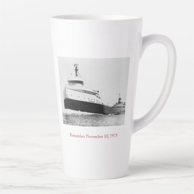 Remember: The Edmund Fitzgerald feat. Crew Names Milchtasse (Rechts)