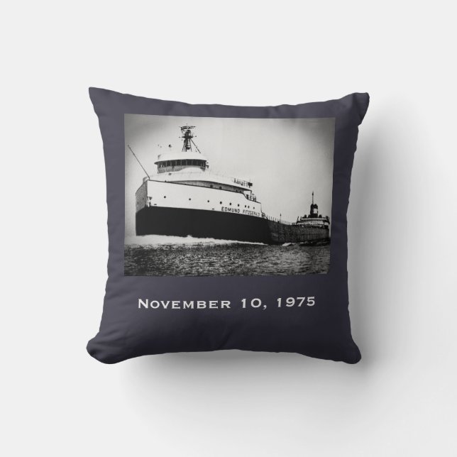 Remember the Edmund Fitzgerald Kissen (Vorderseite)