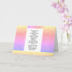 Remember The Rainbow Karte