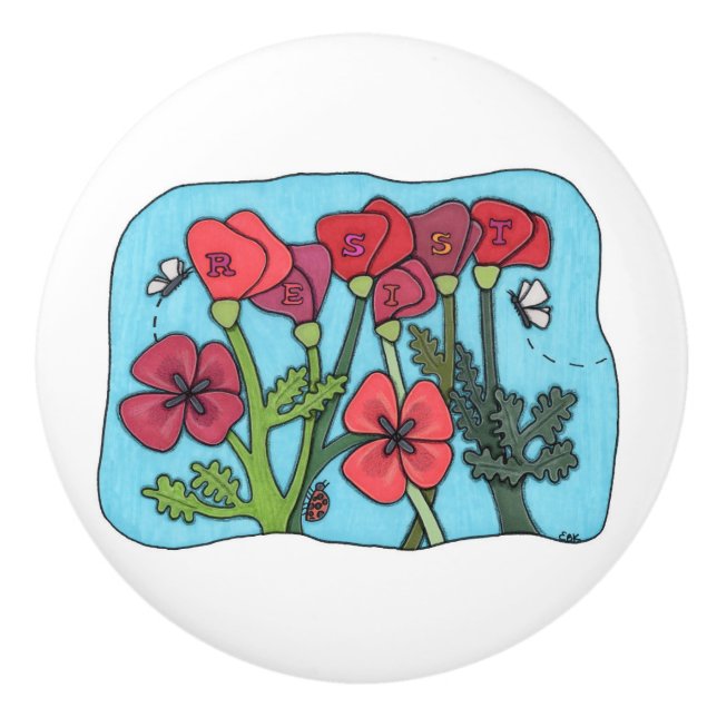 Remember the Resisters Keramikknauf (Vorderseite)