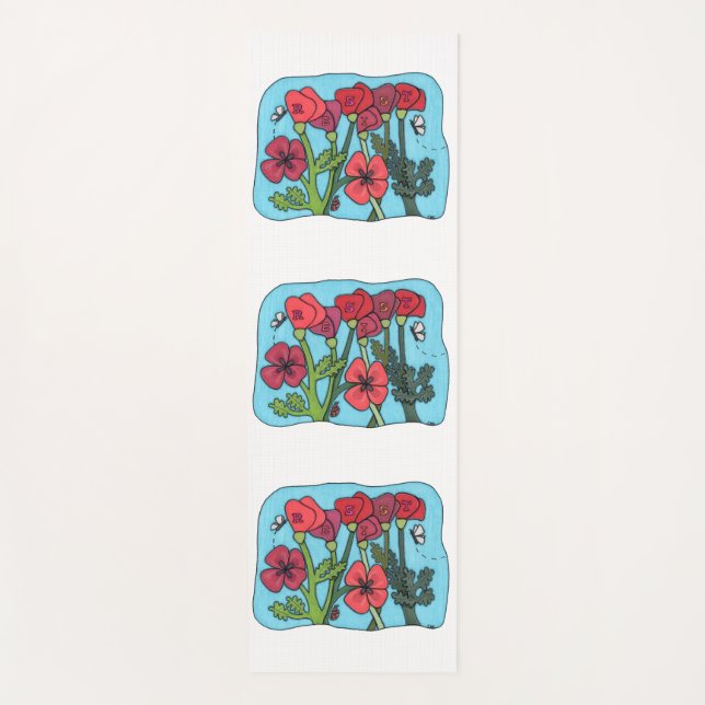 Remember the Resisters Yogamatte (Vorderseite)