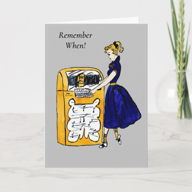 Remember When Card for Senior in Nursing Home Karte (Vorderseite)