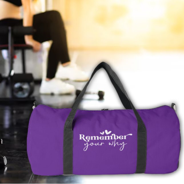 Remember Your Why Gym Gear Duffle Bag (Von Creator hochgeladen)