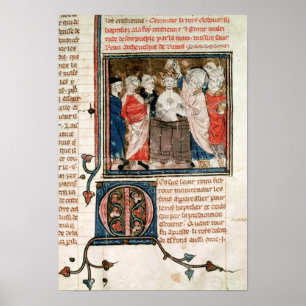 Remigius Bischof von Rheims Poster