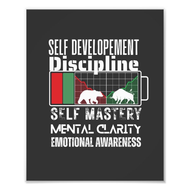 Reminder and motivation | Forex mindset Fotodruck (Vorne)