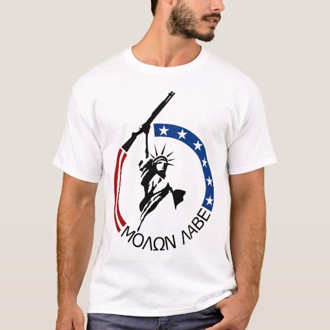 Remington 870 - MOLON LABE T-Shirt (Vorderseite)