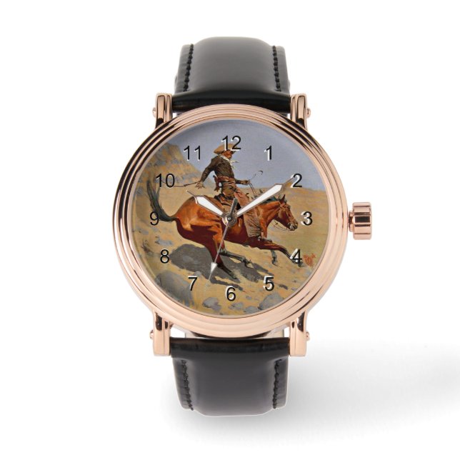 Remington - Der Cowboy Armbanduhr (Vorderseite)