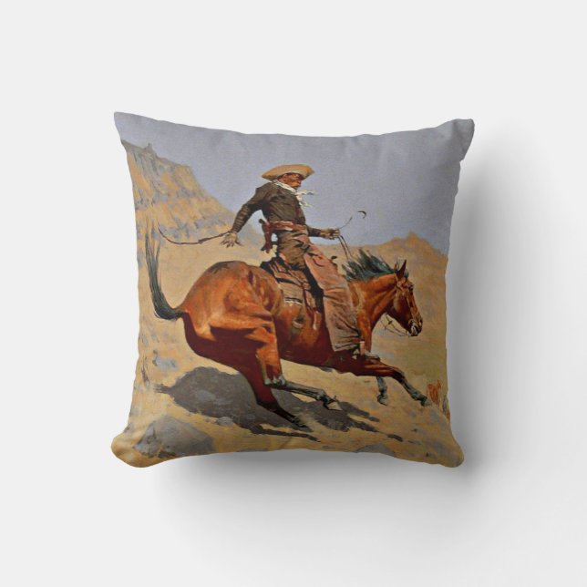Remington - Der Cowboy Kissen (Vorderseite)