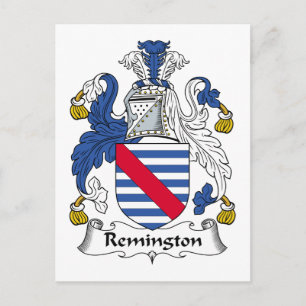 Remington Familienwappen Postkarte