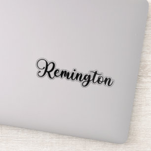 Remington Name - Handgeschriebene Kalligrafie Aufkleber