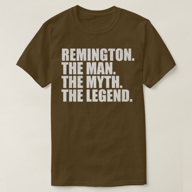Remington Name Remington Name Remington Vorname T-Shirt (Design vorne)
