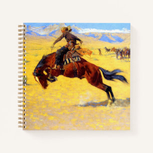 Remington Old West Horse und Cowboy Notizbuch