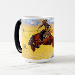Remington Old West Horse und Cowboy Verwandlungstasse