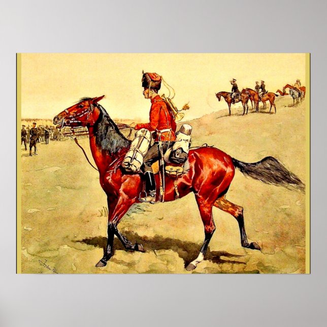 Remington - Russisches Gartenkorps in Hussar Poster (Vorne)