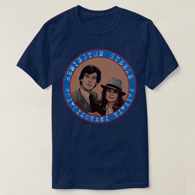 Remington Steele 80er T-Shirt (Design vorne)